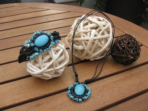 Armband und Halskette Set